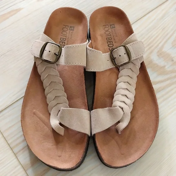 NWOB White Mountain Footbeds Happier Sandals - Picture 2 of 5